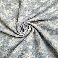 Luxurious decorative fabric FLAKES GREY