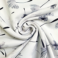 Decorative fabric BLACK OUT DANDELION black