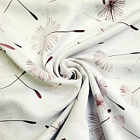 Decorative fabric BLACK OUT DANDELION brown