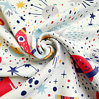 Decorative fabric BLACK OUT SPACE