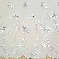 Luxury curtain GERSTER 11868 beige embroidery