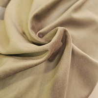 Luxurious monochrome designer decorative fabric GERSTER 77042/0200 BROWN