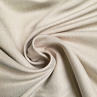 Luxurious monochrome designer decorative fabric GERSTER 7032/0870 BEIGE