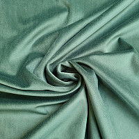 Luxurious monochrome designer decorative fabric GERSTER 77042/0500 GREEN