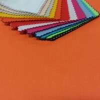 Cotton fabric UNI orange tangerine