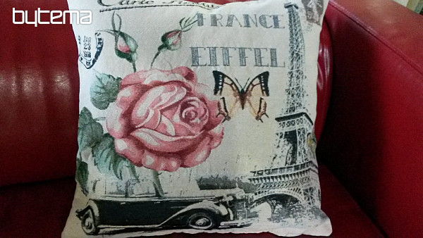 Decorative pillow-case FRANCE EIFFEL