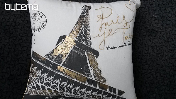 Decorative pillow-case PARIS GOLD 40x40