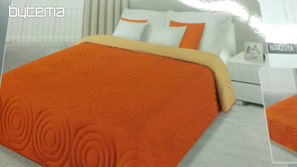Modern bed cover 220/240 ALISA orange