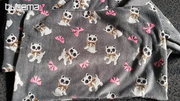 Cot bedding - microflannel CATS