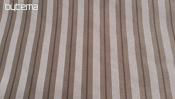 Decorative fabric NATUR stripe grey