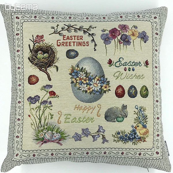 Tapestry pillow-case HAPPY EASTER