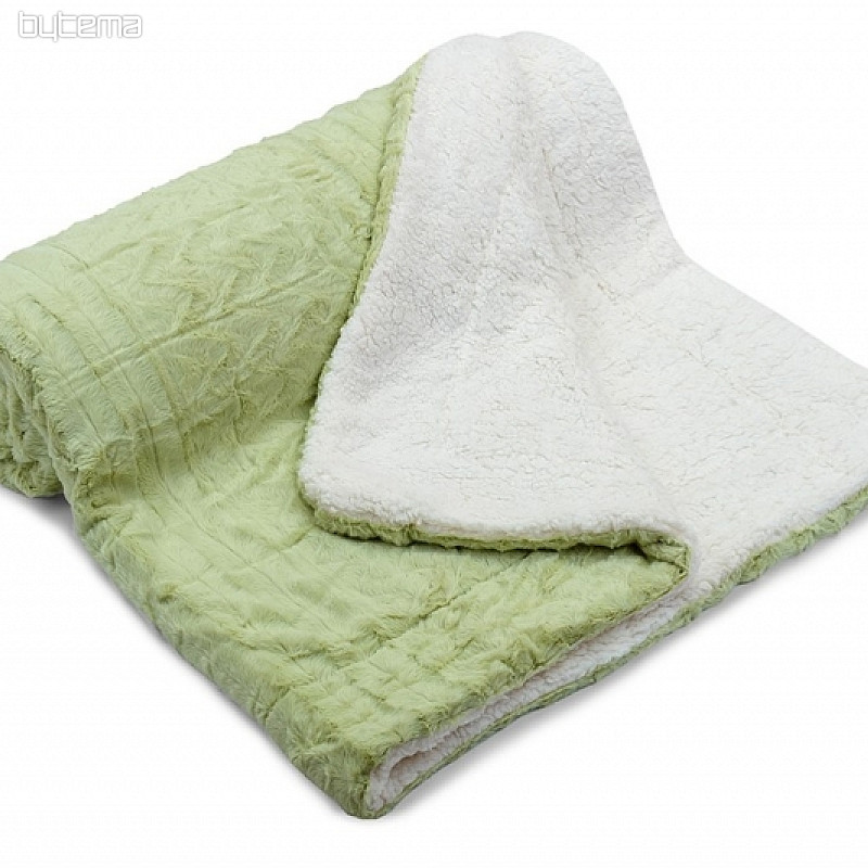 Jacquard blanket SHEEP - 150x200 pistachio