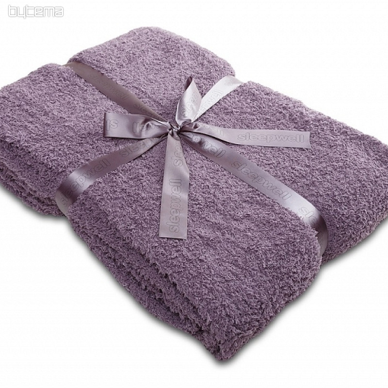 Microfiber blanket WELL LUXURY anthracite