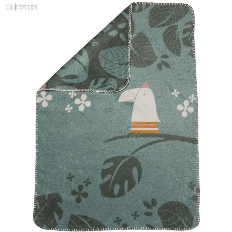 Children's cotton blanket DF Toucan 100x75