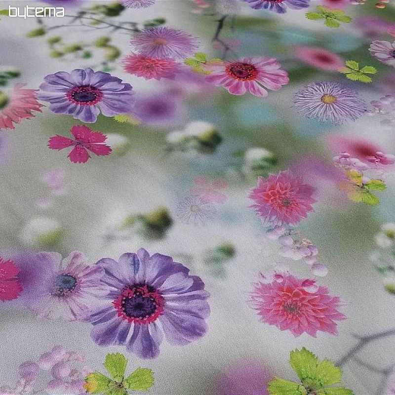 Decorative fabric 3D FLOWERS