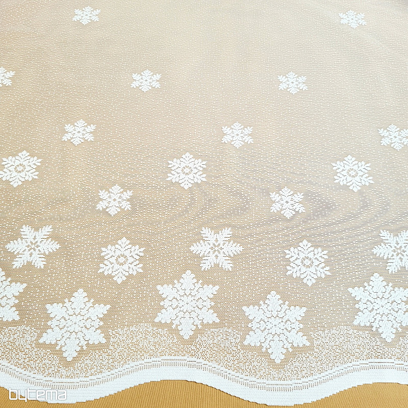 CHRISTMAS jacquard curtain FLAKES II