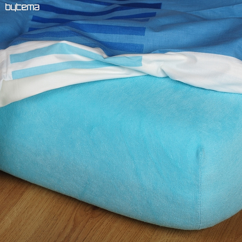 Jersey bed sheet color turquoise