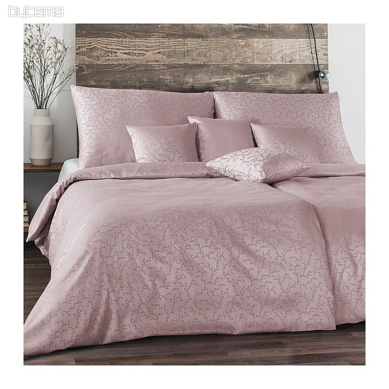 LUXURY LINEN Old pink flowers