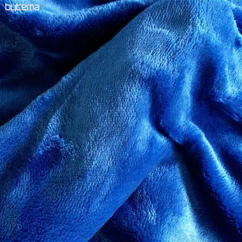 Micro flannel sheet SLEEP WELL dark blue