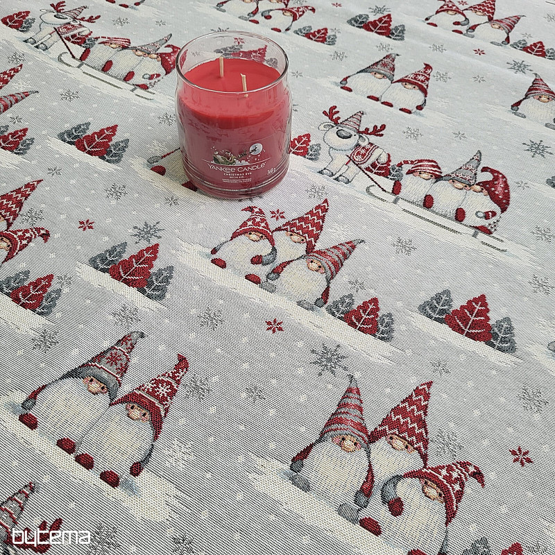 Tapestry tablecloth and scarf CHRISTMAS ELVES 2
