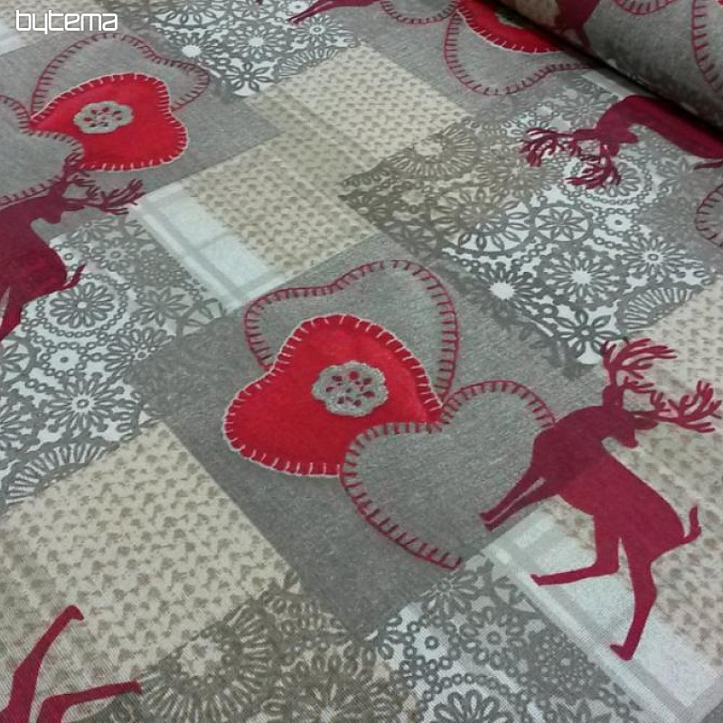 Christmas decorative fabric TRICOT