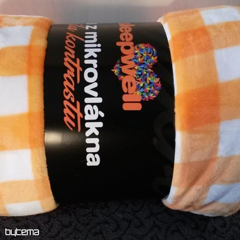 Blanket SHEEP - orange cube