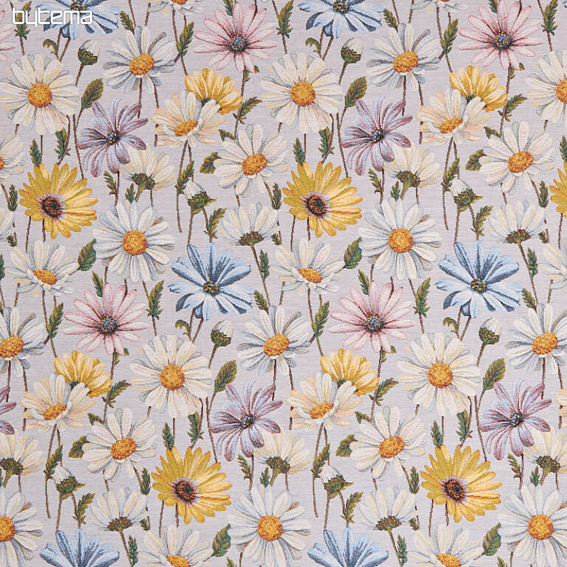 Tapestry fabric DAISIES