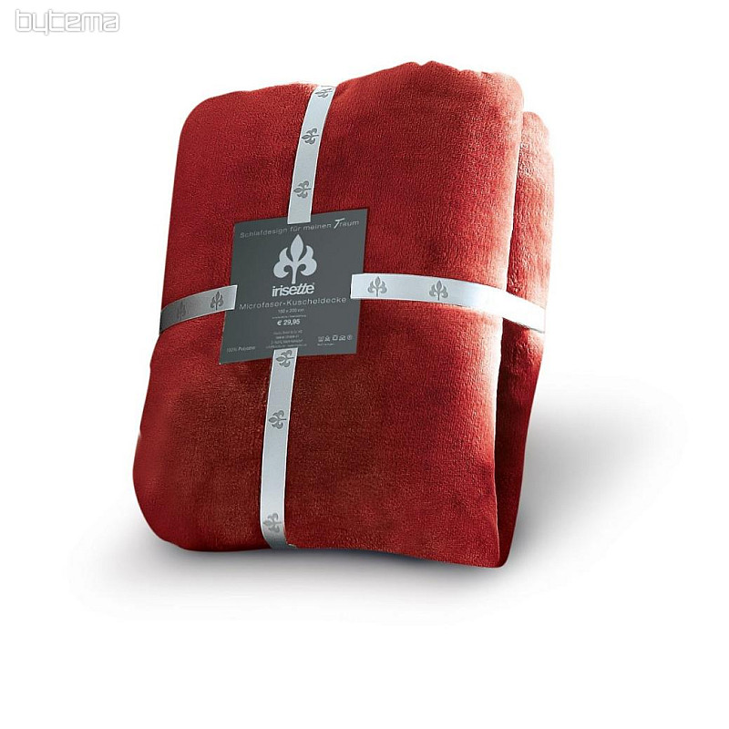 Soft blanket CASTEL 61 red