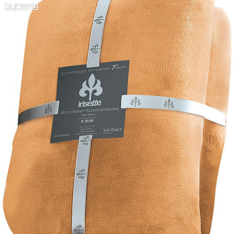 Soft blanket CASTEL 52 orange