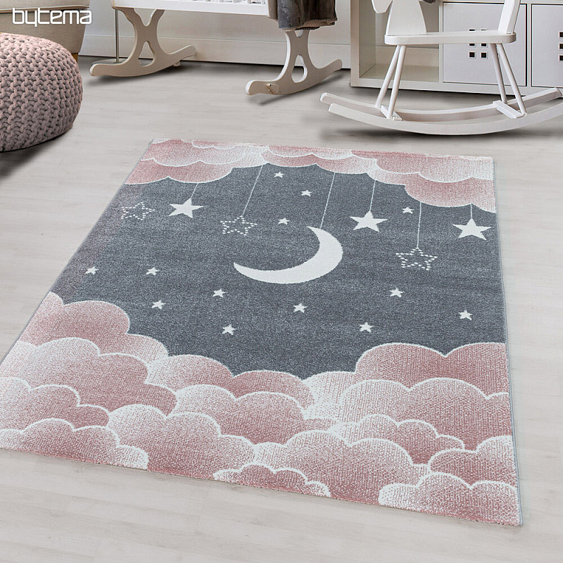 Luxury children's piece rug FUNNY pink marigold