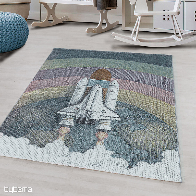 Luxury children's piece rug FUNNY shuttle