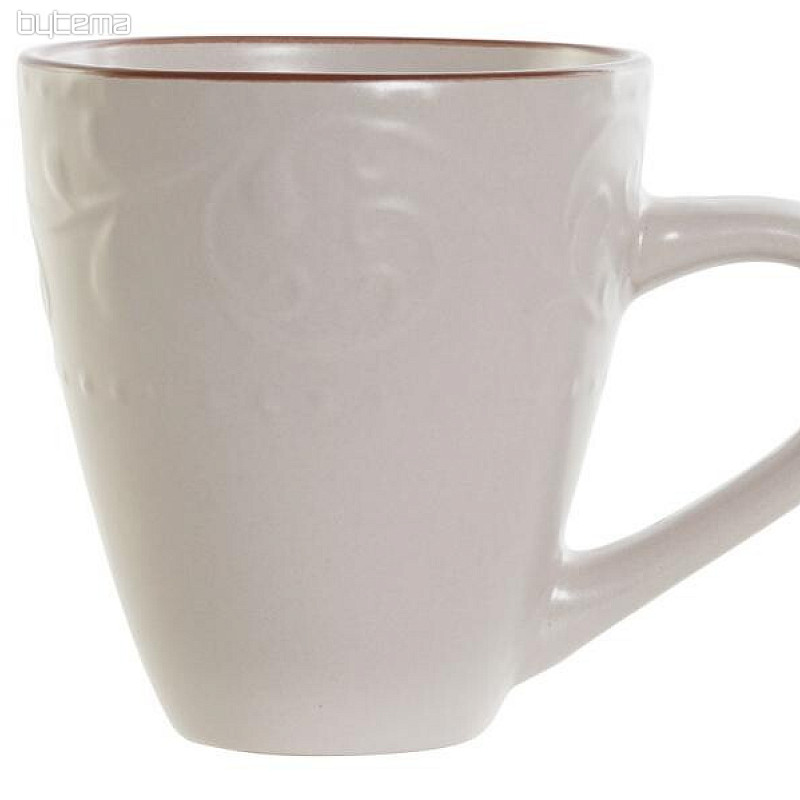 BEIGE RELIEF mug 325ml beige