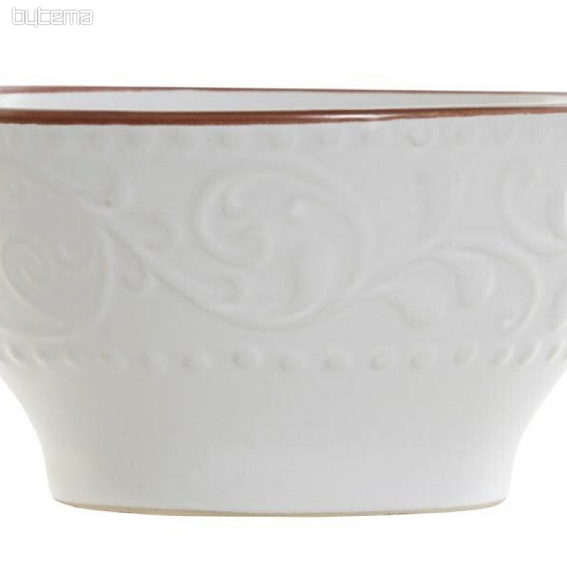 Bowl WHITE RELIEF 14.7x7.7cm white