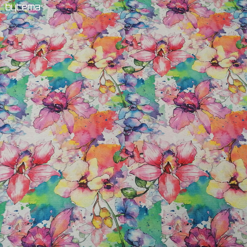 Decorative fabric URSULA FLOWERS