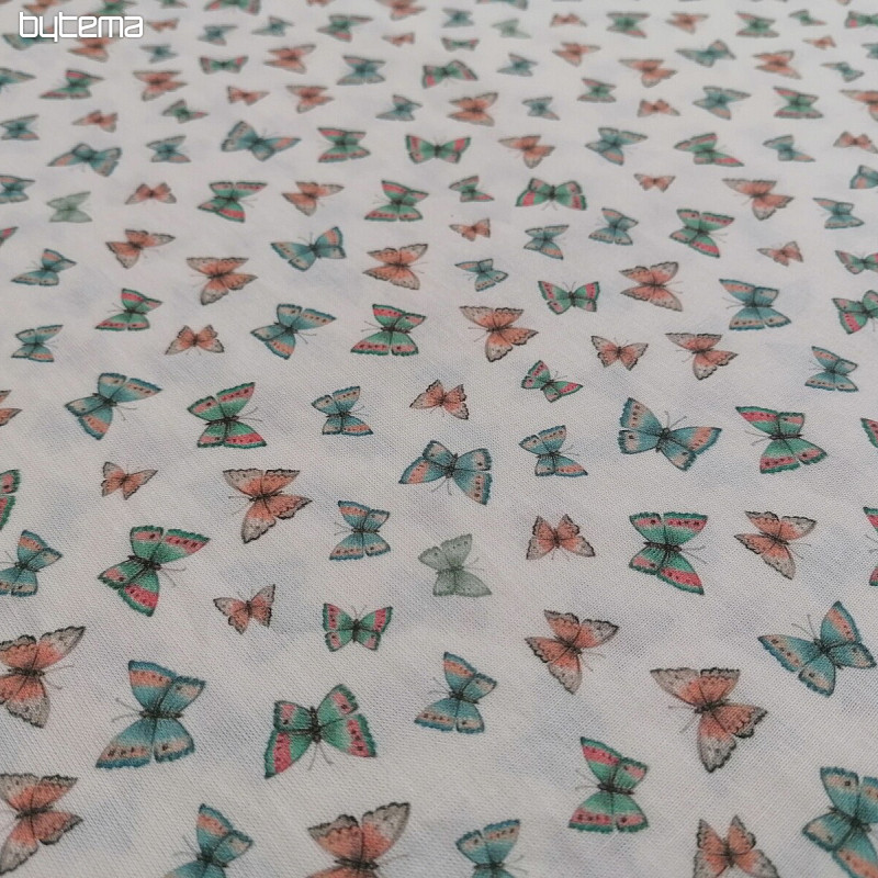 Cotton fabric Mini butterflies