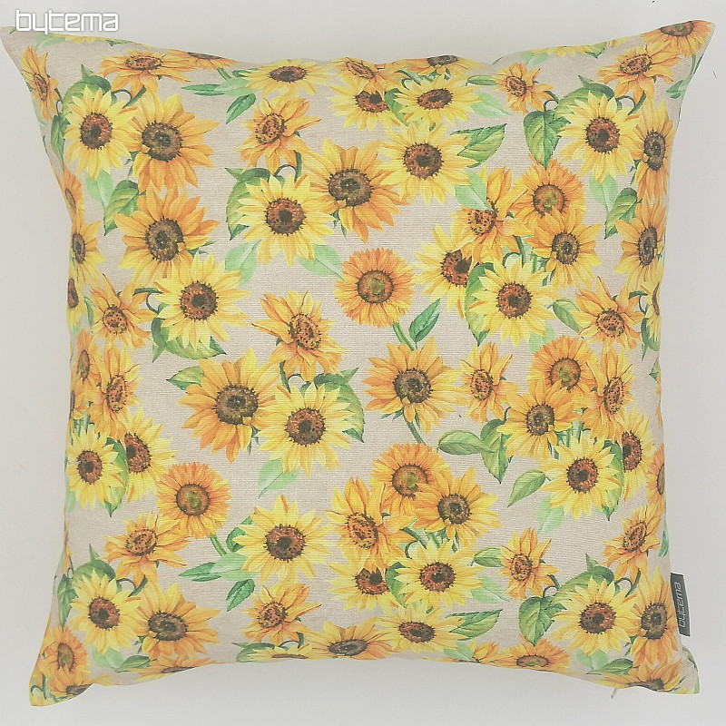 Sunflower cushion cover