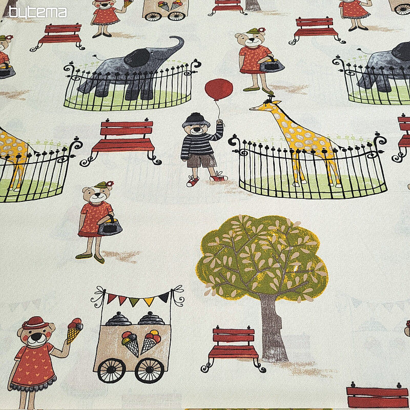 Childrens cotton fabric PARK