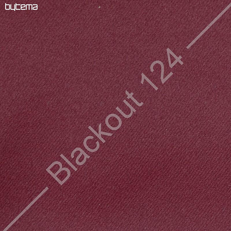 Decorative fabric BLACKOUT for curtains burgundy 124