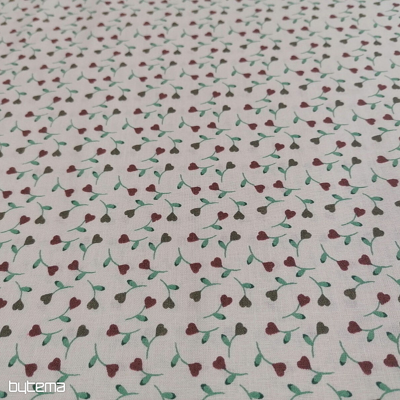 Cotton fabric TINY FLOWER