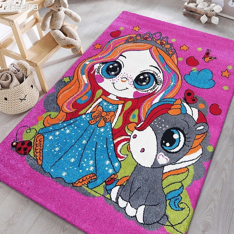 Children&#39;s carpet MONDO PRINCESS AND PONY