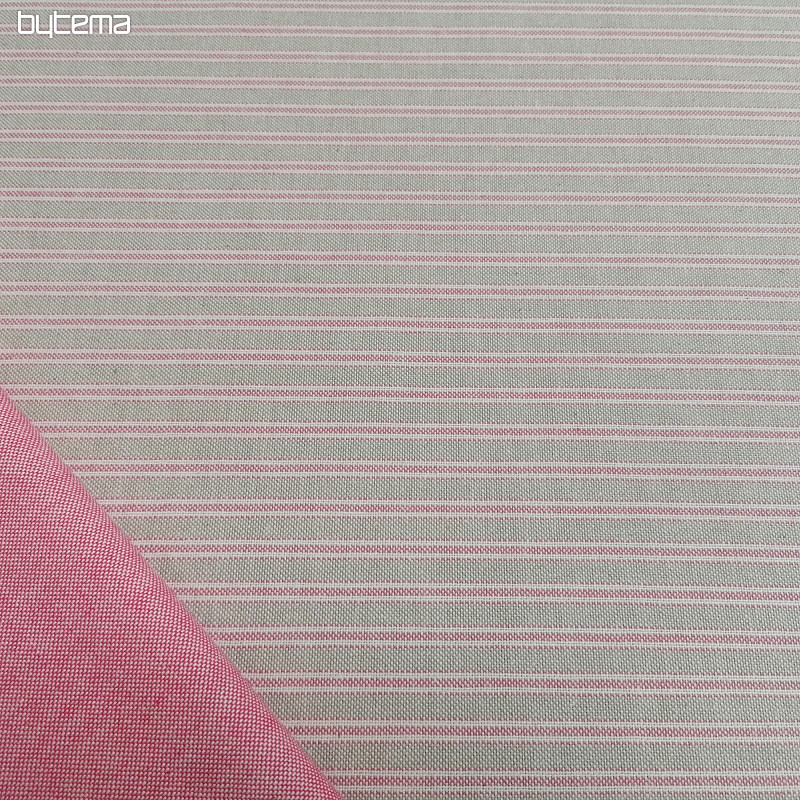 Decorative fabric Iris stripes - pink 76