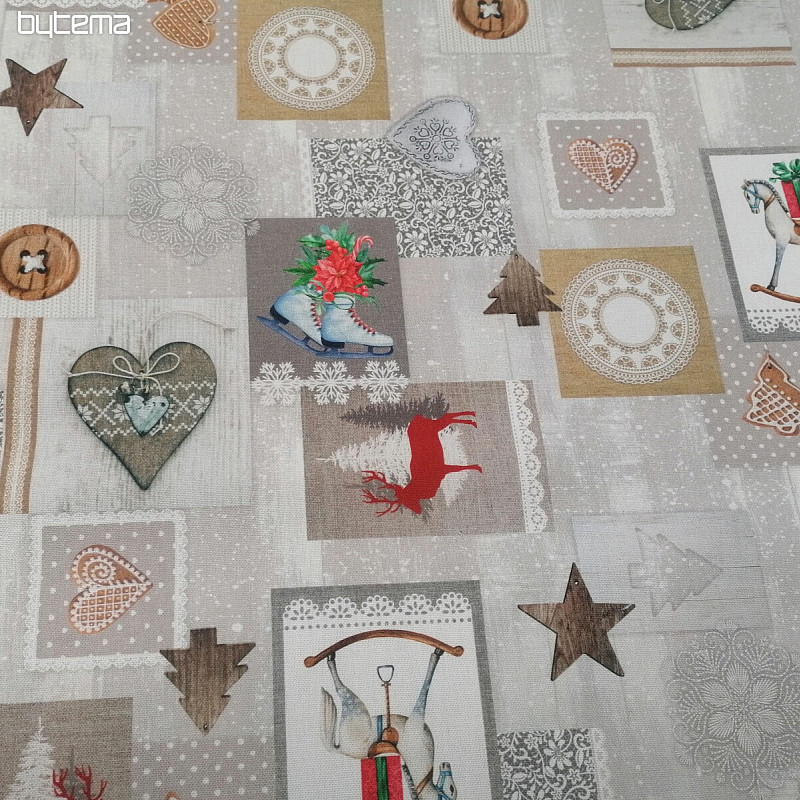 Christmas decoration fabric Christmas decoration