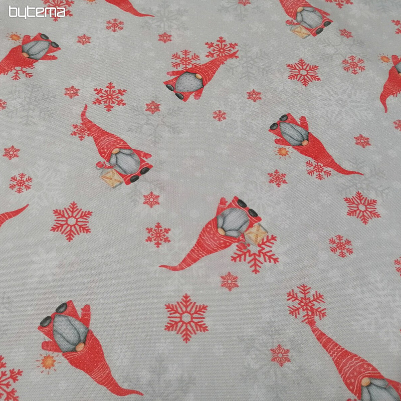 Elves Christmas decorative fabric