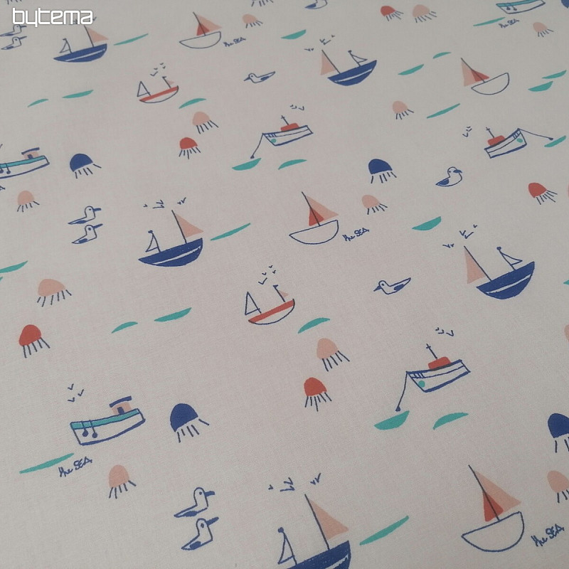 Cotton fabric Ships