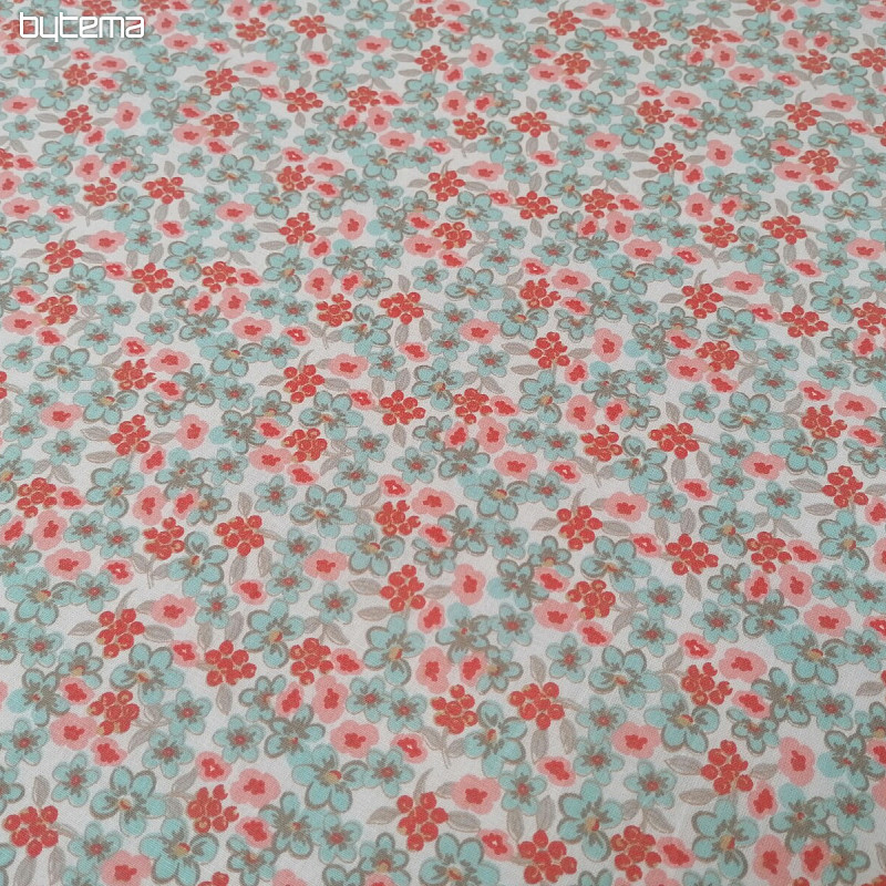 Cotton fabric Lilac flowers