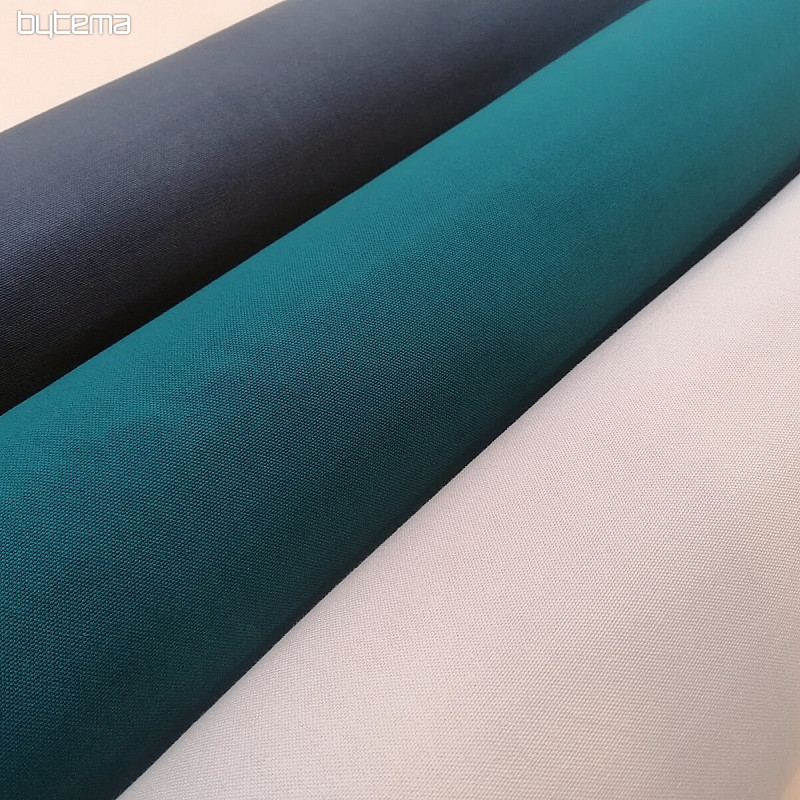 Cotton fabric UNI anthracite coarse cotton 220g