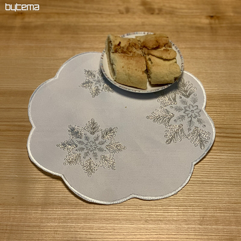 Christmas tablecloth - flakes