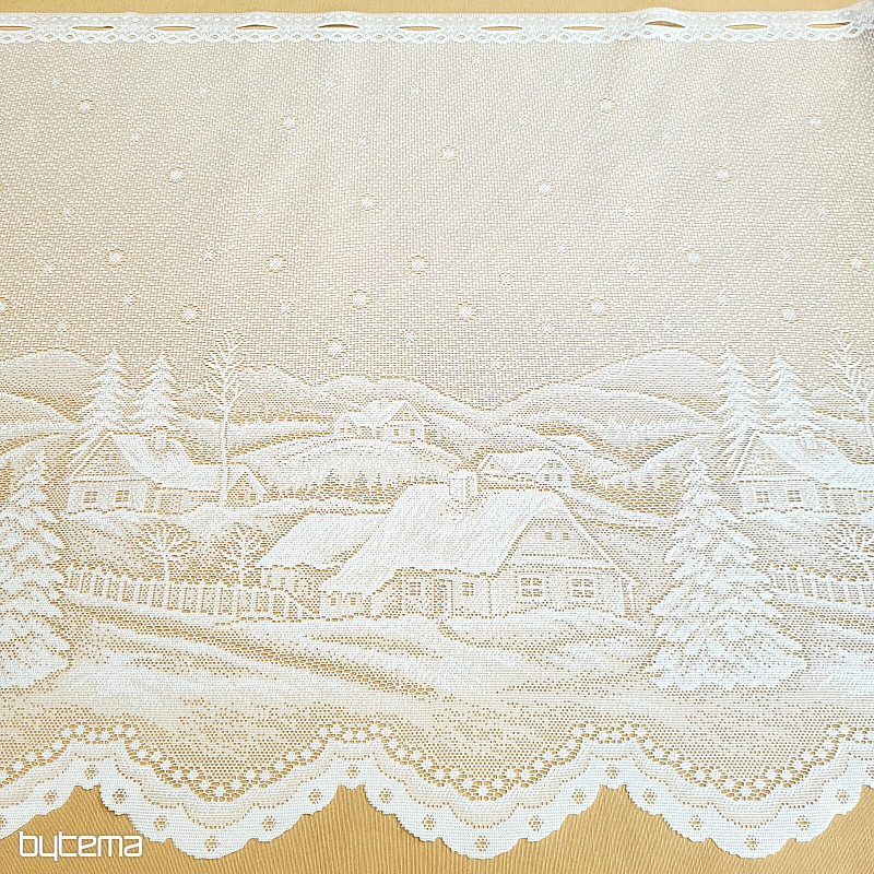 Jacquard curtain - WINTER LANDSCAPE A383101