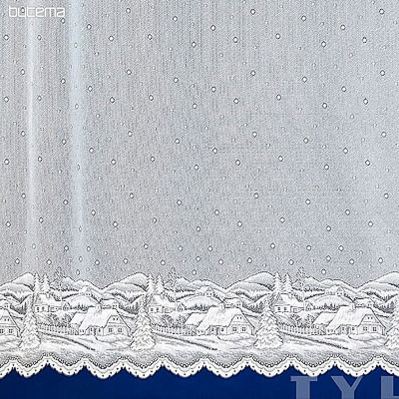 Jacquard curtain - WINTER LANDSCAPE A383101