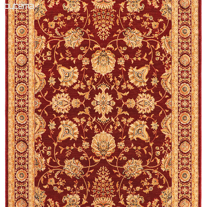Luxury wool carpet JENEEN 520 burgundy